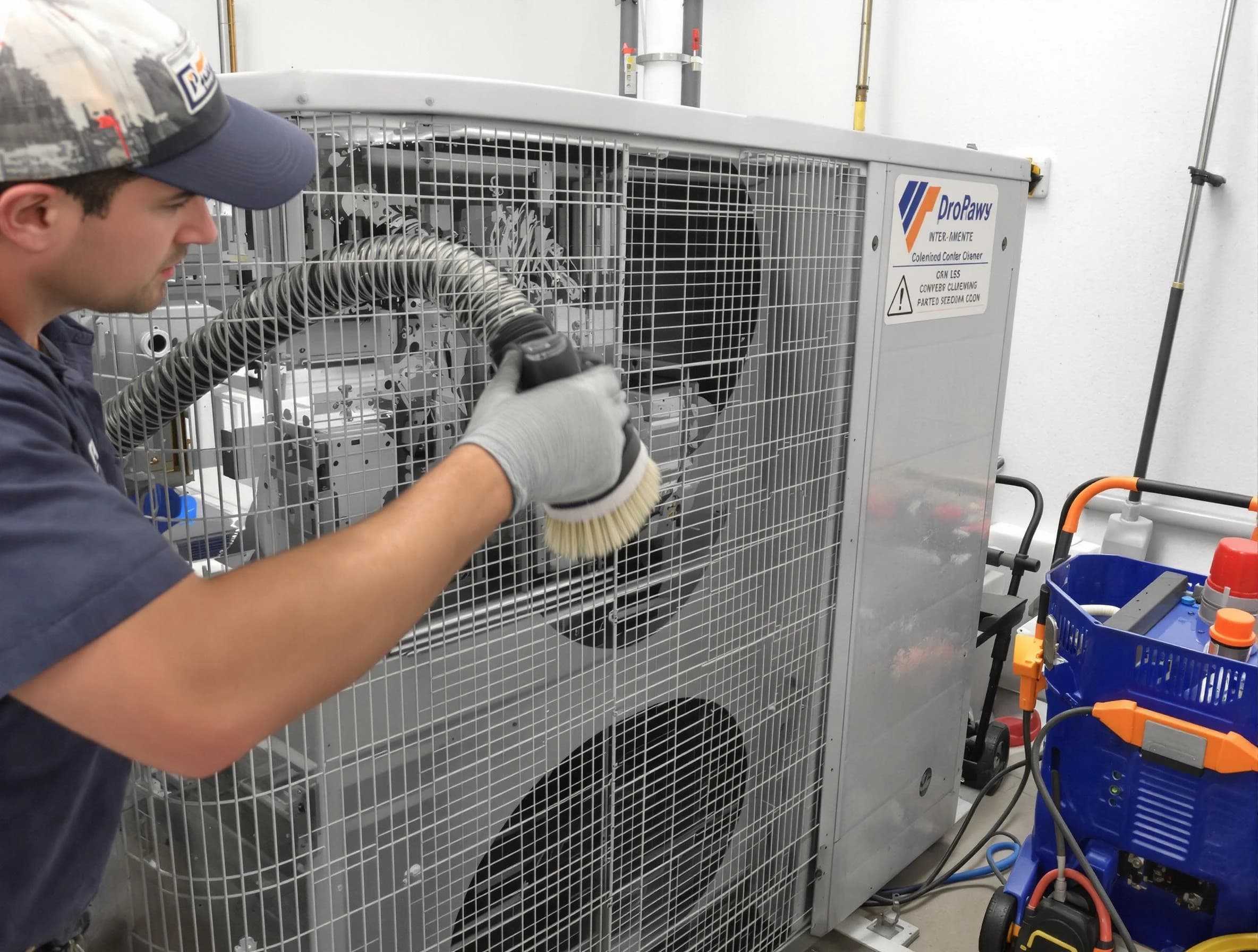 North Salt Lake Air Duct Cleaning specialist performing precision AC coil cleaning for improved system performance in North Salt Lake