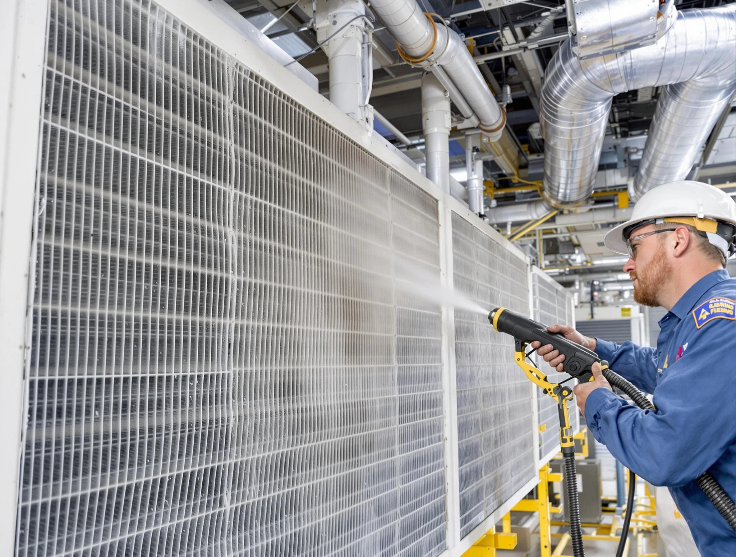 Professional commercial coil cleaning by North Salt Lake Air Duct Cleaning in North Salt Lake