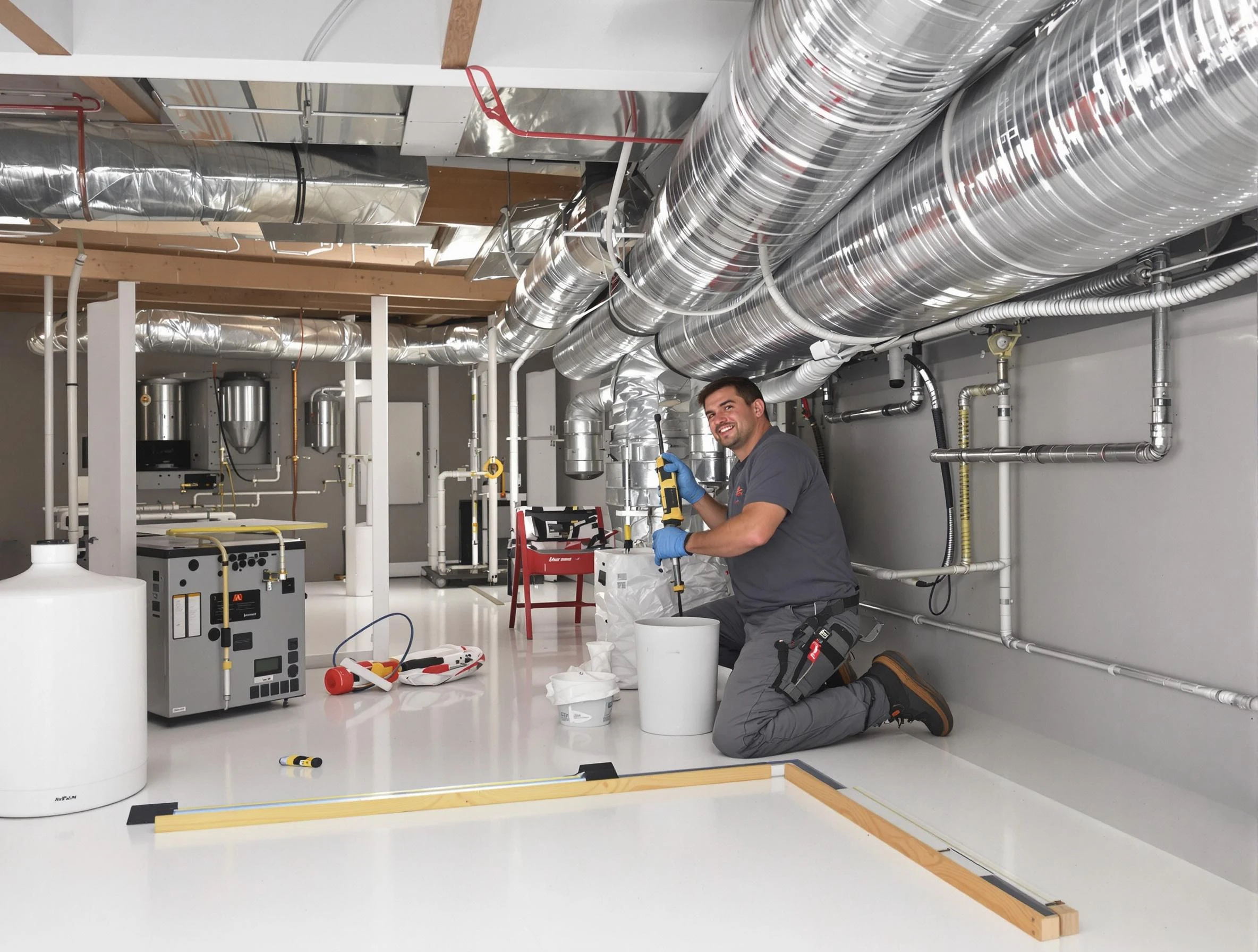 Professional duct sealing service by North Salt Lake Air Duct Cleaning in North Salt Lake